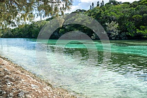 Seascape of Pines Island, new caledonia