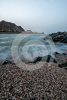 Seascape from Riym in Mutrah, Muscat, Oman photo