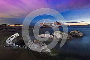 Seascape Ship wreck