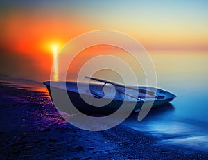 Seascape summer sunset img