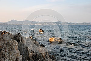 Seascape on a sunny day