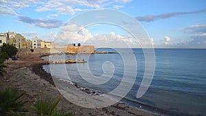 Seascape of Trapani, Italy