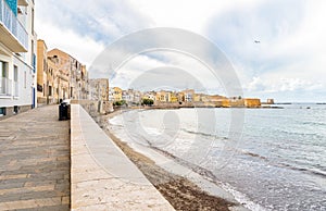 Seascape of Trapani, Sicily. Italy