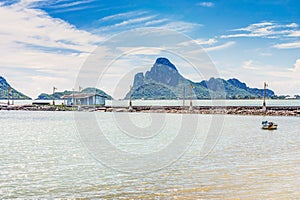 The seascape view of Ao Manao bay at Prachuap Khiri Khan