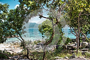 Seascape view of the beautiful Andaman sea around Koh Lipe island