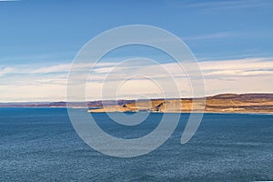 Seascape View from Punta del Marquez Viewpoint, Chubut, Argentina photo