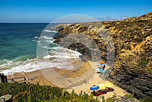 Seascape at Vila nova de Milfontes, Portugal