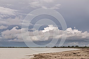 Seascape whith clouds