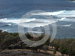 A seascape on the windward side of bequia