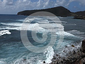 A seascape on the windward side of bequia
