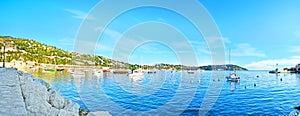 The seascape with yachts photo