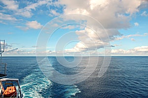 Seascapes. Various kinds of colorful blue sky, sun, clouds and open spaces of the world ocean.