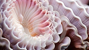 Seashells background texture close up. Closeup of beautiful colorful sea shells in different shapes, coral and starfish