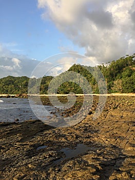 Seashore in Gunungkidul, Jogjakarta, Indonesia