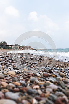 Coastline of Nissi beach , Ayia Napa, Cyprus photo