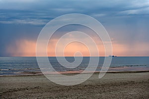 Seashore at Mare Balticum in Estonia