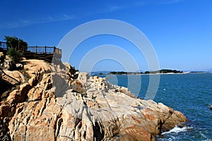 The seashore scenery of Dongshan island photo