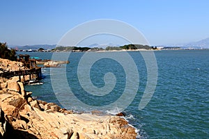 The seashore scenery of Dongshan island photo