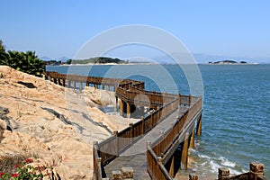The seashore scenery of Dongshan island photo