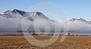 Seashore on the Svalbard near Longyearbyen