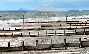 Seashore by Tywyn, north Wales, United Kingdom photo