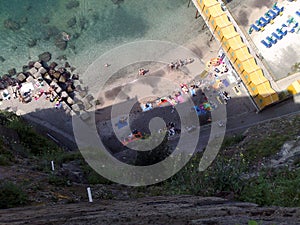Seaside beach in Sorrento