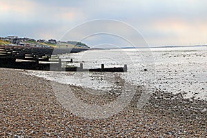 Seaside breakwater sea defences