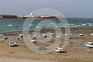 The seaside at Cadiz in Spain