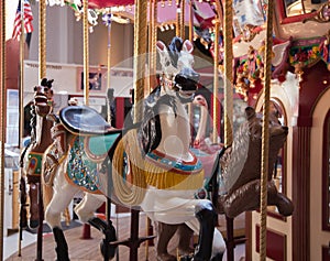 Seaside Carousel Carved Horse