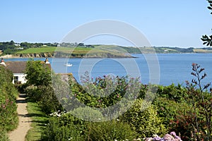 A seaside cottage and garden with stunning coast views at Portscatho, Cornwall, UK
