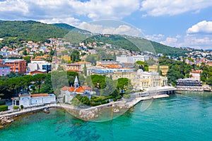Seaside of Croatian town Opatija