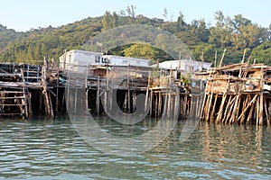 Seaside fishing village