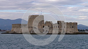 A seaside fortress in the port of Nafplio.