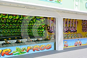 Seaside Heights boardwalk games.