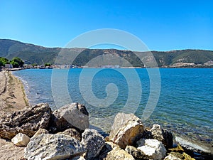 Seaside of Igoumenitsa in Greece