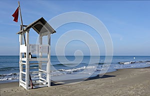 Seaside lookout tower