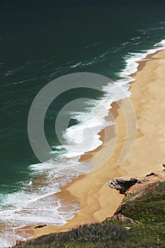 Seaside in Nazare, Portugal