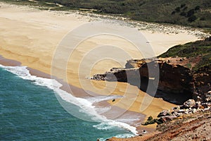 Seaside in Nazare, Portugal