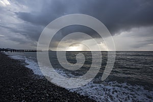 Seaside near Batumi, Georgia