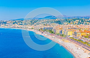 Seaside of Nice, France