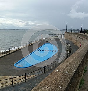 Seaside paddling pool