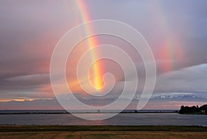 Seaside rainbow