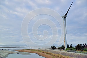 The seaside scenery and humanities