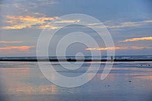 The seaside scenery and humanities