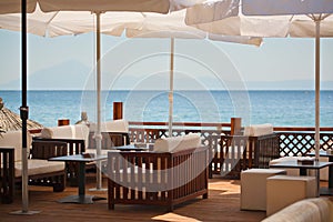 Seaside terrace restaurant