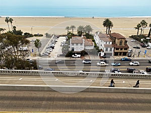 A seaside town and beach by the PCH