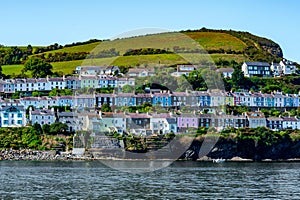 Seaside Town Of New Quay In Cardigan Bay At The Atlantic Coast Of Pembrokeshire In Wales, United Kingdom