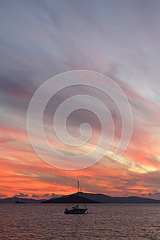 Seaside town of Turgutreis and spectacular sunsets.