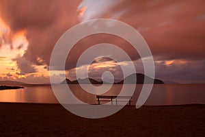 Seaside town of Turgutreis and spectacular sunsets.