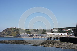 Seaside Towns Aberystwyth Wales UK photo